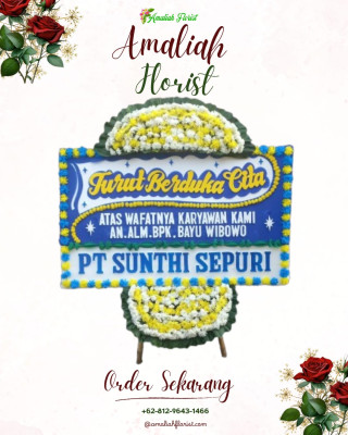 Papan Bunga Duka di Maos